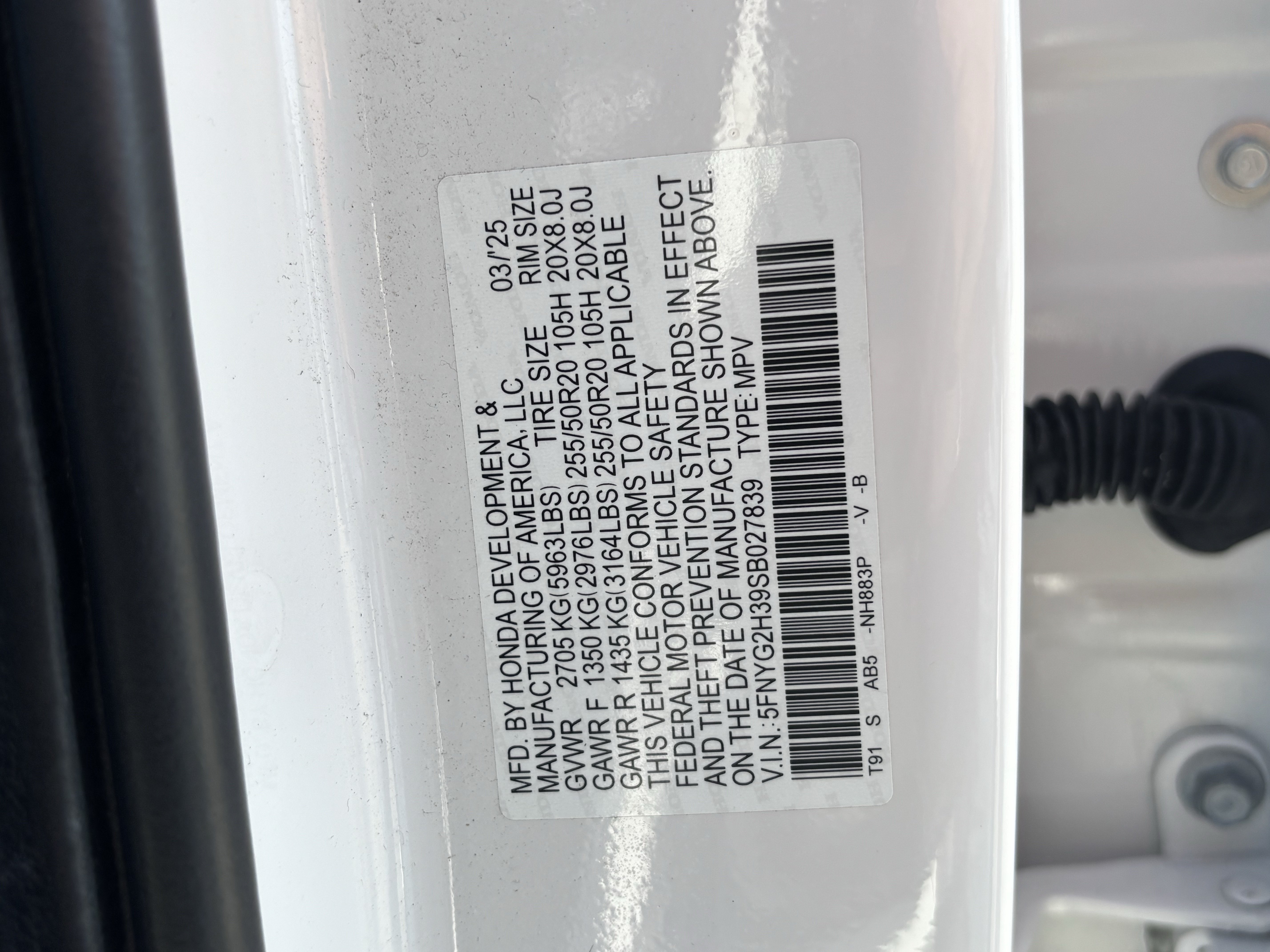 Used 2025 Honda Pilot Sport image 29