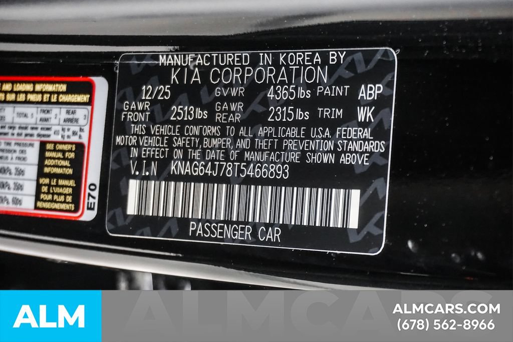 Used 2026 Kia K5 GT-Line w/ GT-Line Red Interior Package FWD image 55