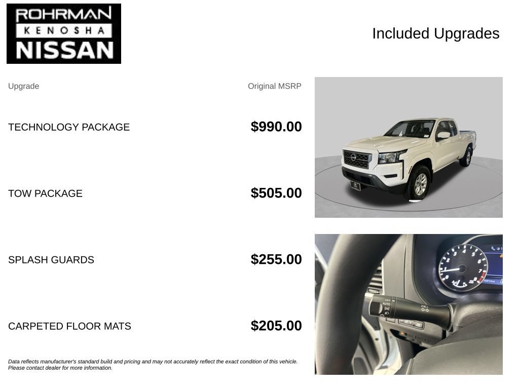 Certified 2024 Nissan Frontier SV w/ Technology Package AWD/4WD image 4