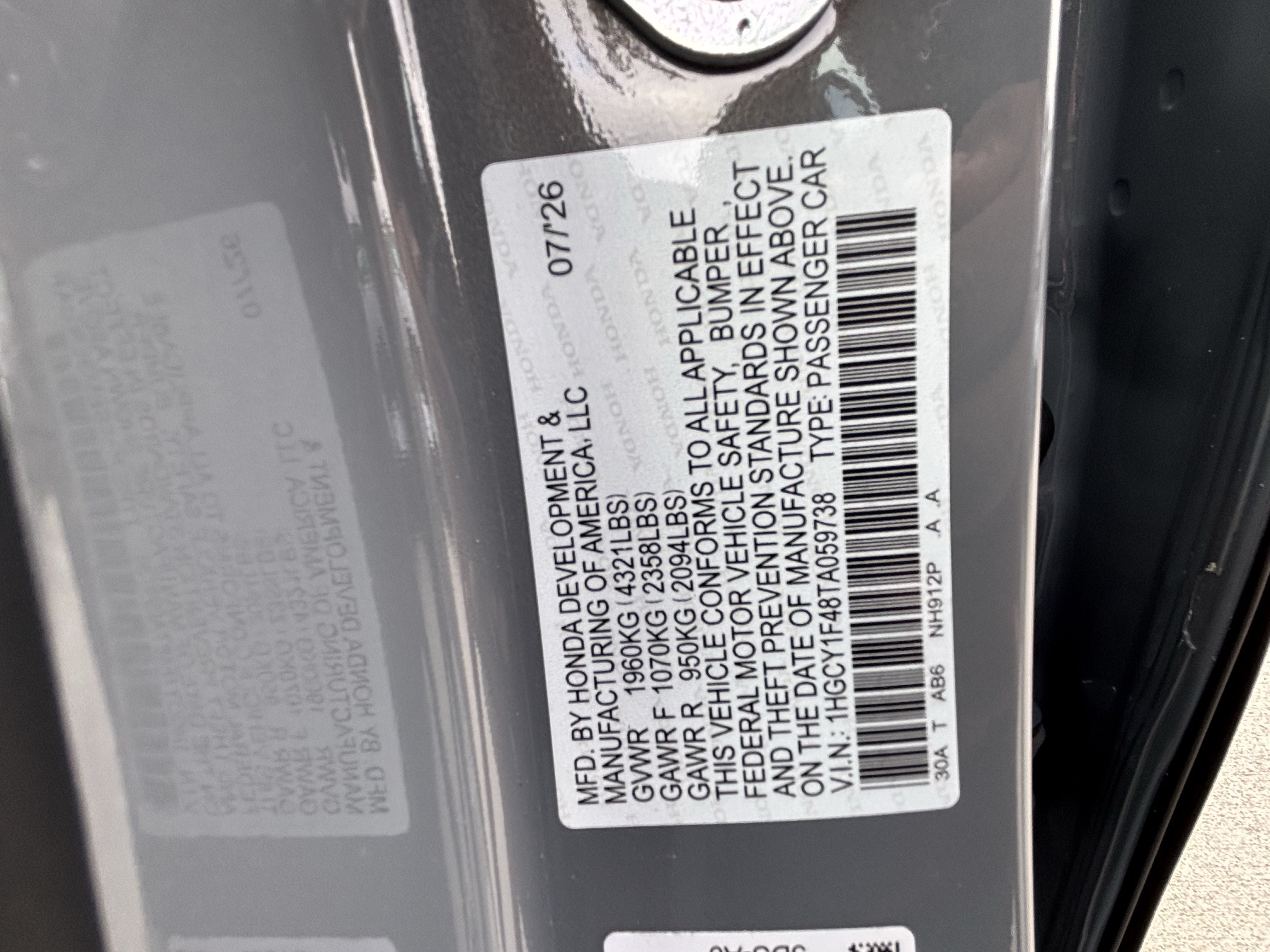 Used 2026 Honda Accord SE image 30