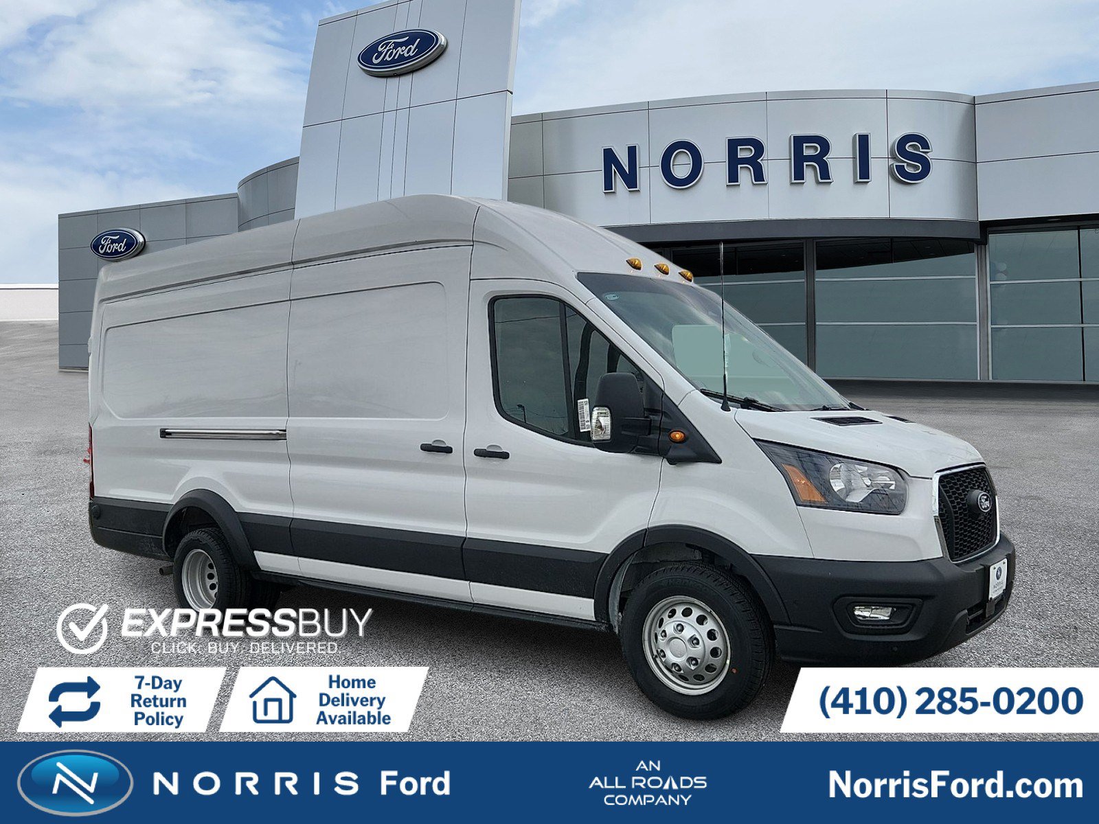New 2026 Ford Transit 350 148 High Roof Extended DRW w/ Load Area Protection Package RWD image 1