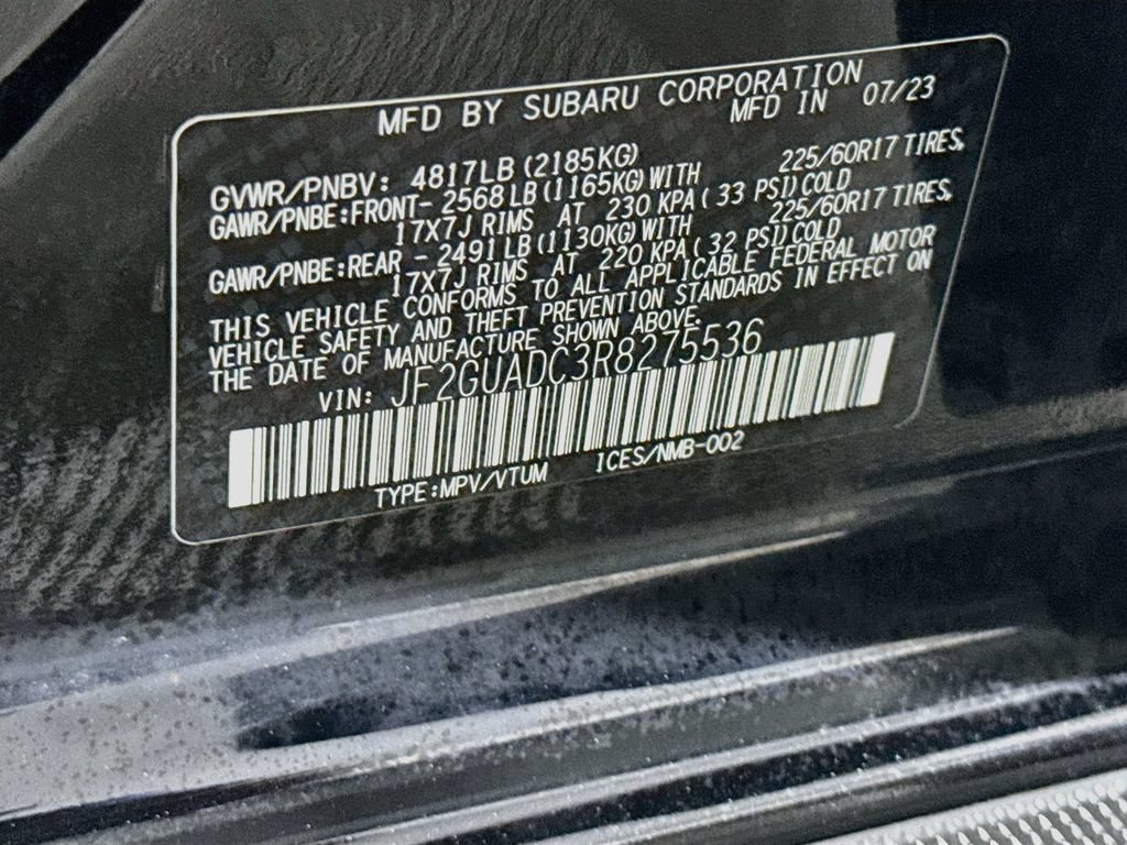 Certified 2024 Subaru Crosstrek 2.0i Premium AWD/4WD image 35