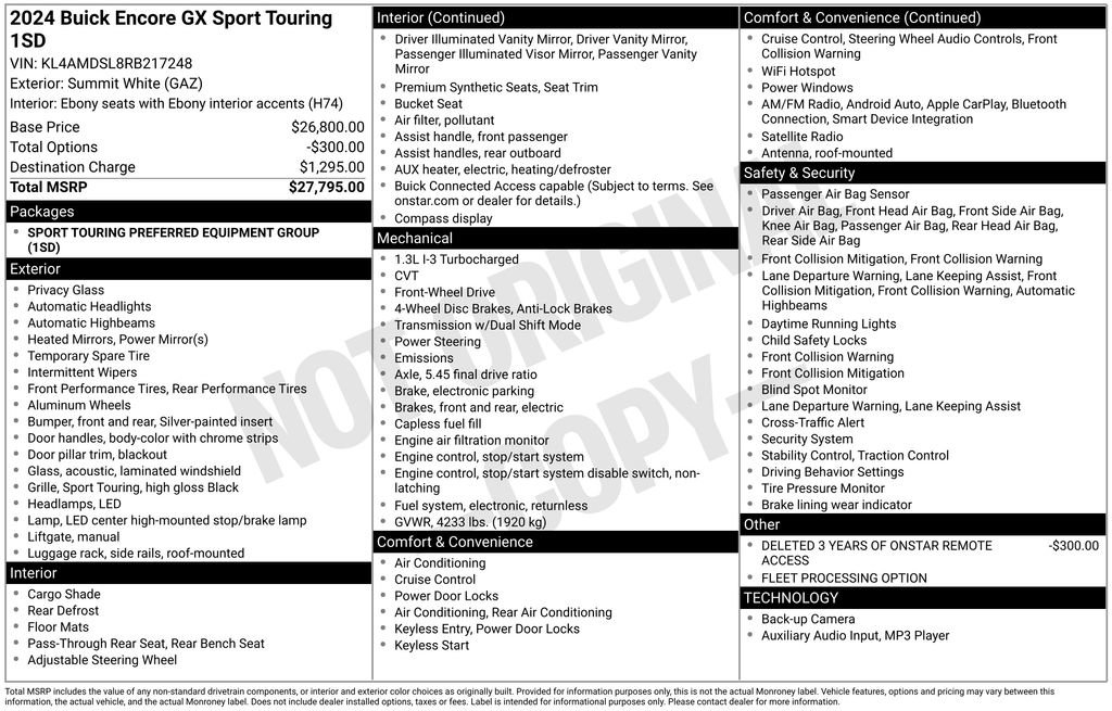 Used 2024 Buick Encore GX Sport Touring image 22