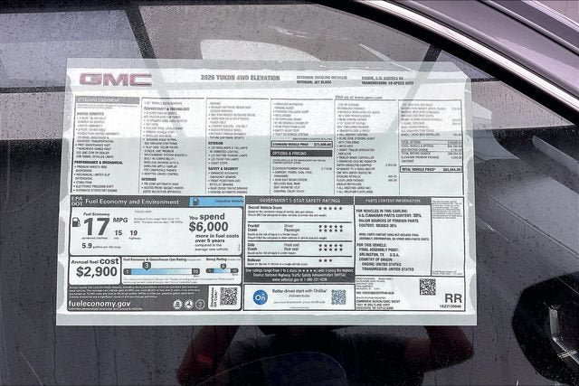 New 2026 GMC Yukon Elevation w/ Elevation Premium Package AWD/4WD image 20
