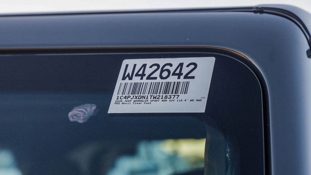 New 2026 Jeep Wrangler Unlimited Sport AWD/4WD image 28
