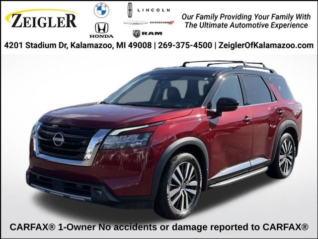 Used 2022 Nissan Pathfinder Platinum w/ Lighting Package (N93) AWD/4WD video 1