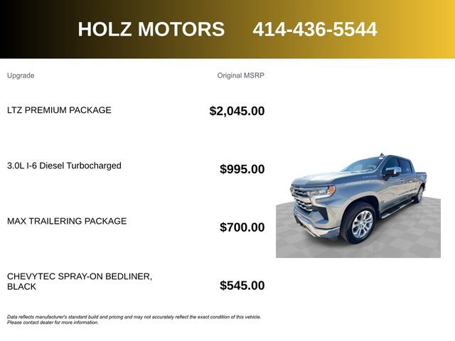 Certified 2024 Chevrolet Silverado 1500 LTZ w/ LTZ Premium Package AWD/4WD image 5