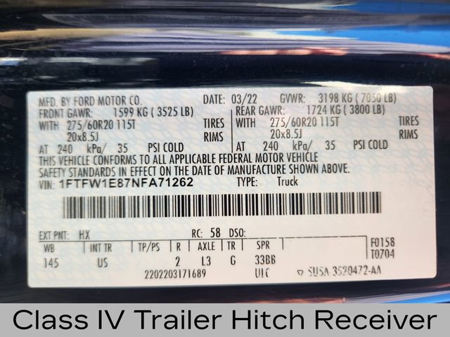 Certified 2022 Ford F150 XLT w/ Equipment Group 302A High image 27