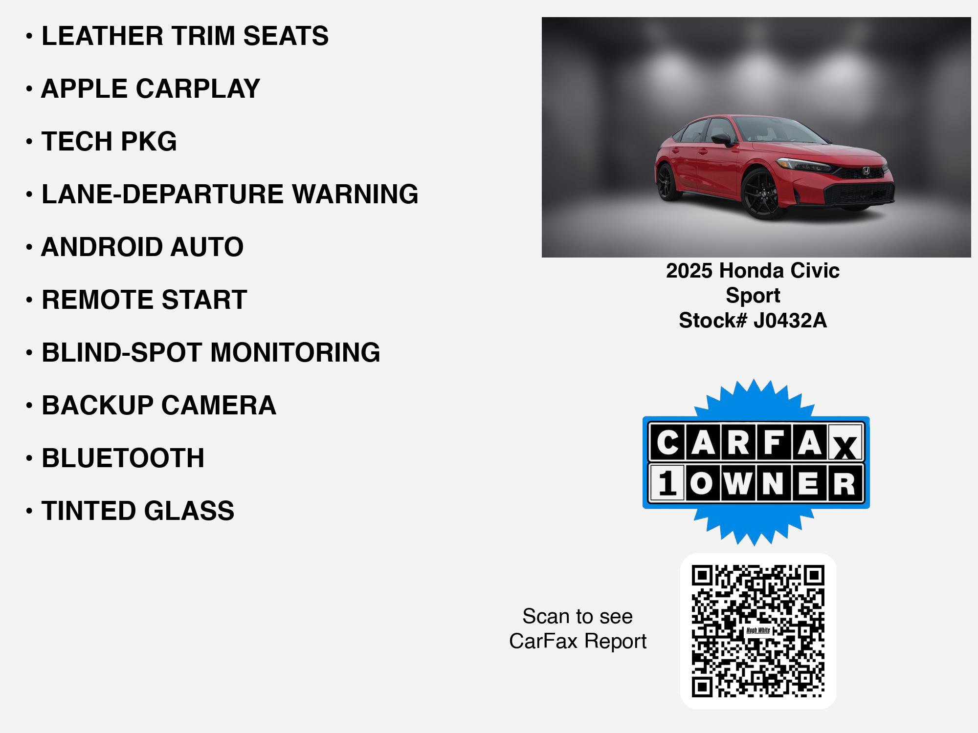 Used 2025 Honda Civic Sport image 7