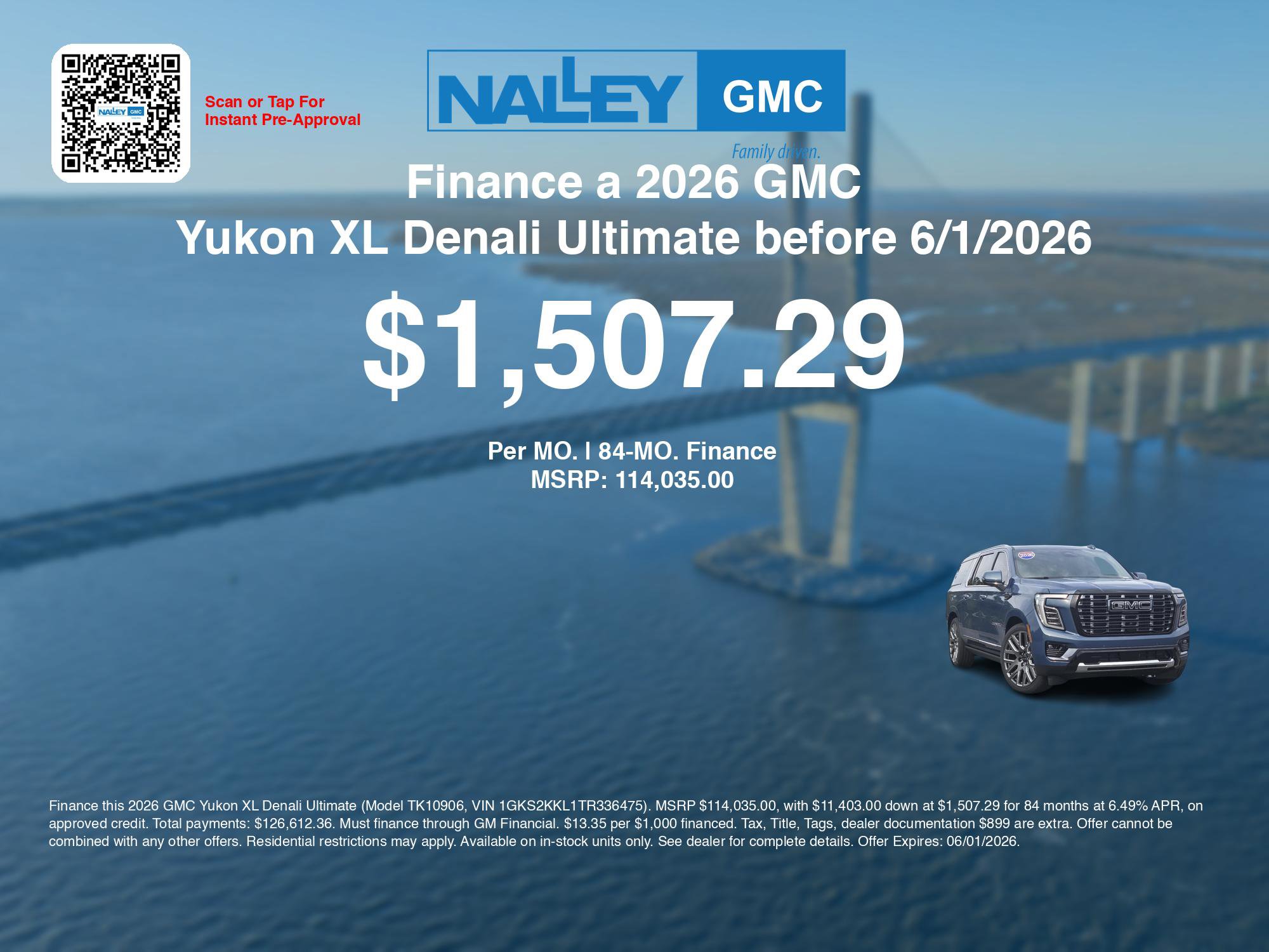 New 2026 GMC Yukon XL Denali Ultimate w/ LPO, Illumination Package AWD/4WD image 7