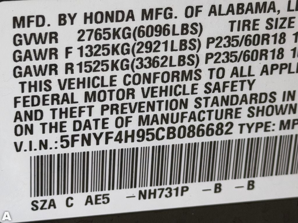 Used 2012 Honda Pilot Touring image 16