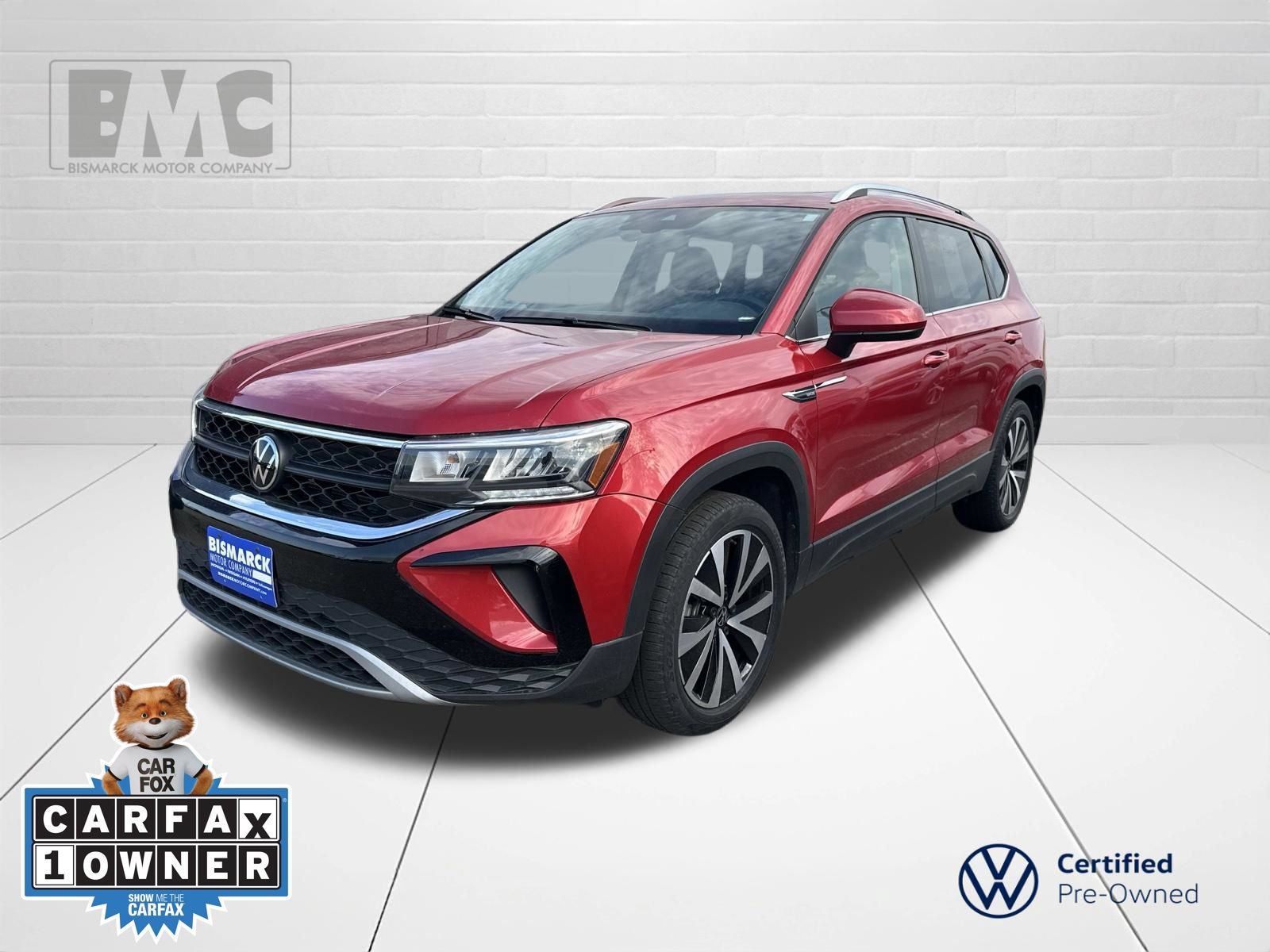 Certified 2023 Volkswagen Taos SE w/ Panoramic Sunroof Package AWD/4WD image 1