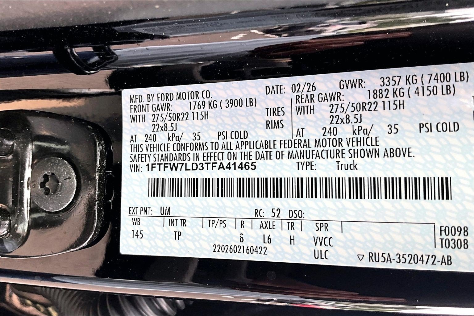 Used 2026 Ford F150 Platinum w/ Equipment Group 703A Plus AWD/4WD image 30