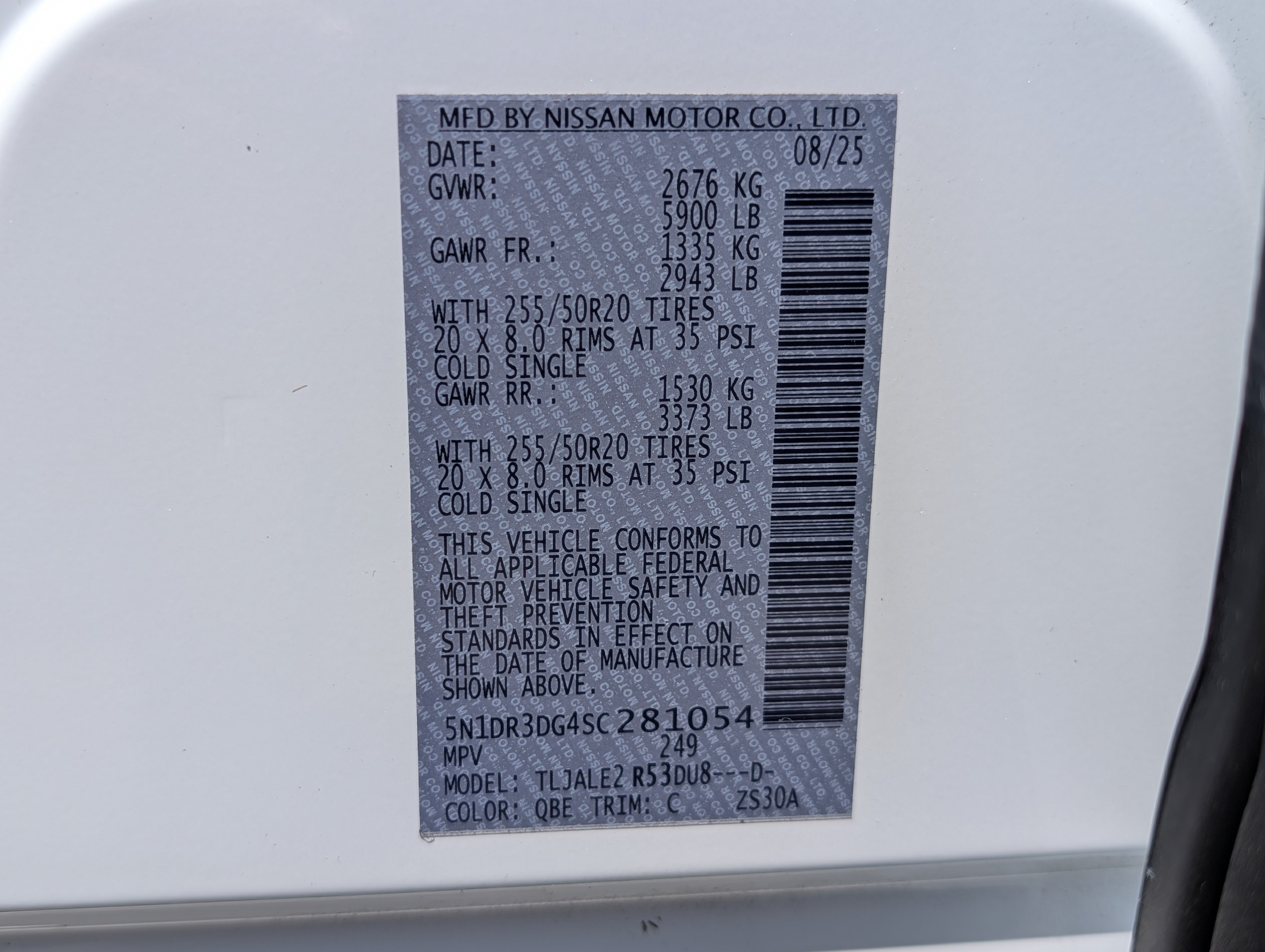 Used 2025 Nissan Pathfinder Platinum w/ Cargo Package FWD image 40