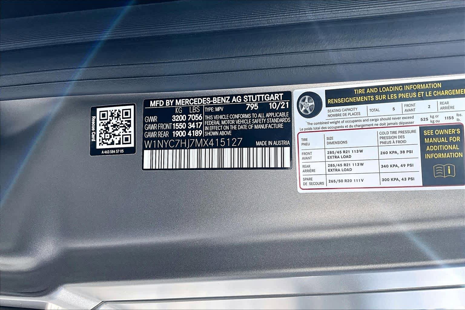 Used 2021 Mercedes-Benz G 63 AMG 4MATIC w/ Night Package Magno image 32