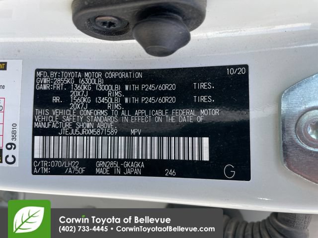 Used 2021 Toyota 4Runner Nightshade AWD/4WD image 24