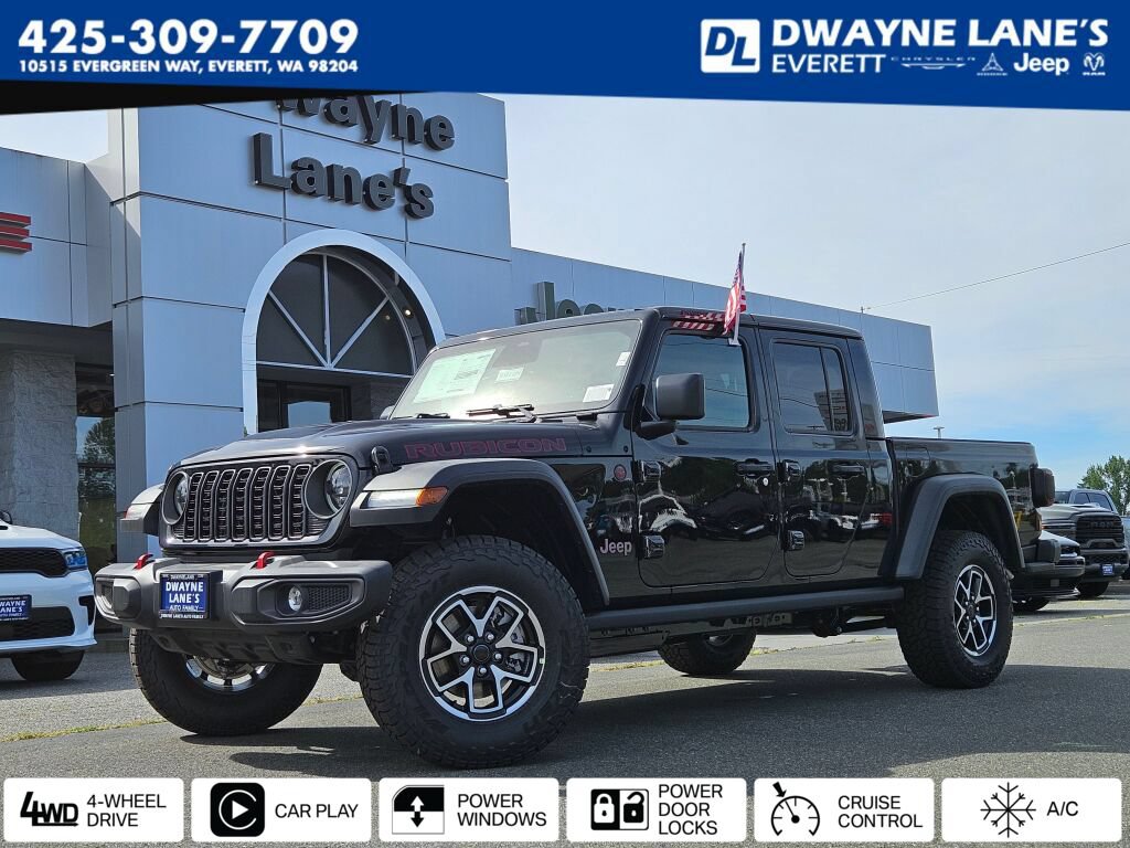 New 2026 Jeep Gladiator Rubicon w/ Steel Power Dome Hood Package AWD/4WD image 1