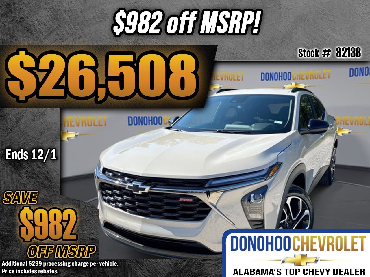 New 2026 Chevrolet Trax RS w/ Driver Confidence Package