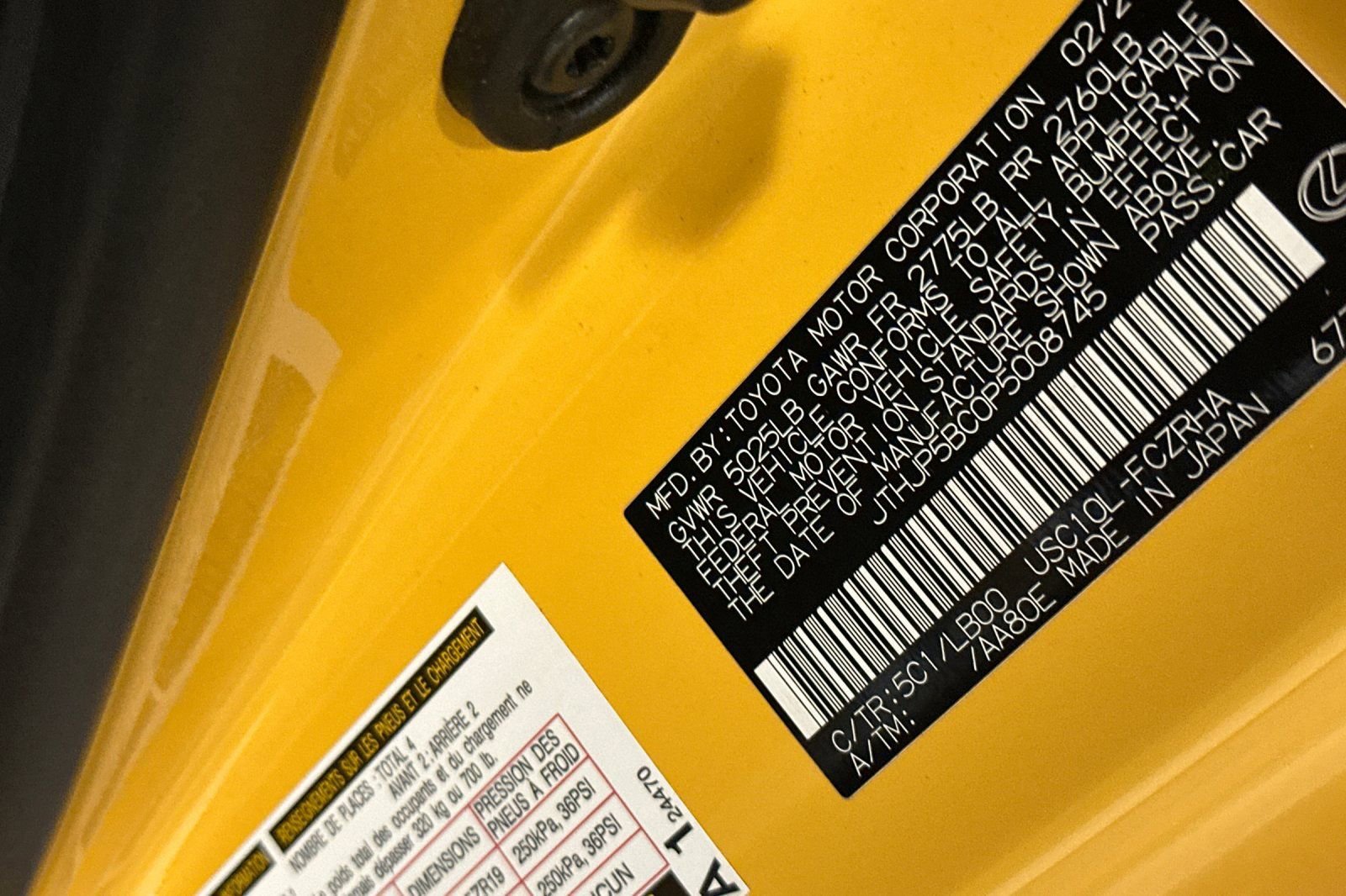 Certified 2023 Lexus RC F F w/ Carbon Package image 23