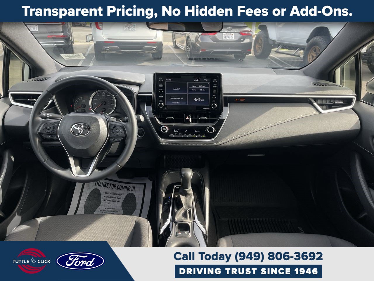 Used 2020 Toyota Corolla SE FWD image 2