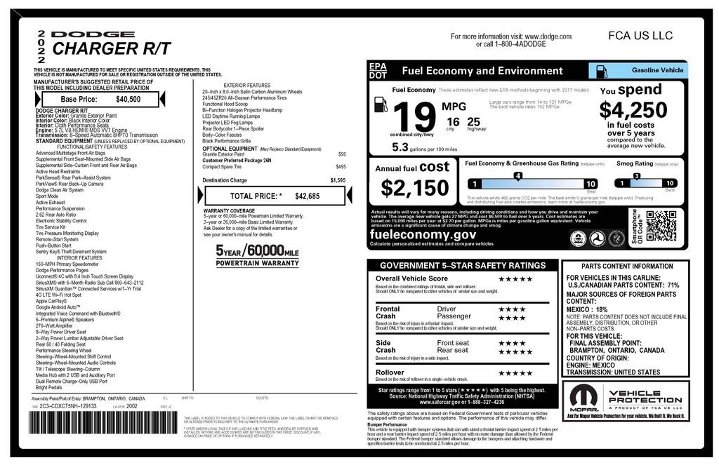 Used 2022 Dodge Charger R/T image 2