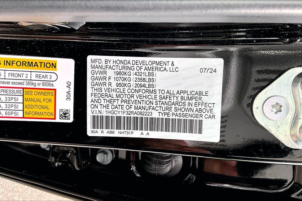Certified 2024 Honda Accord EX image 14