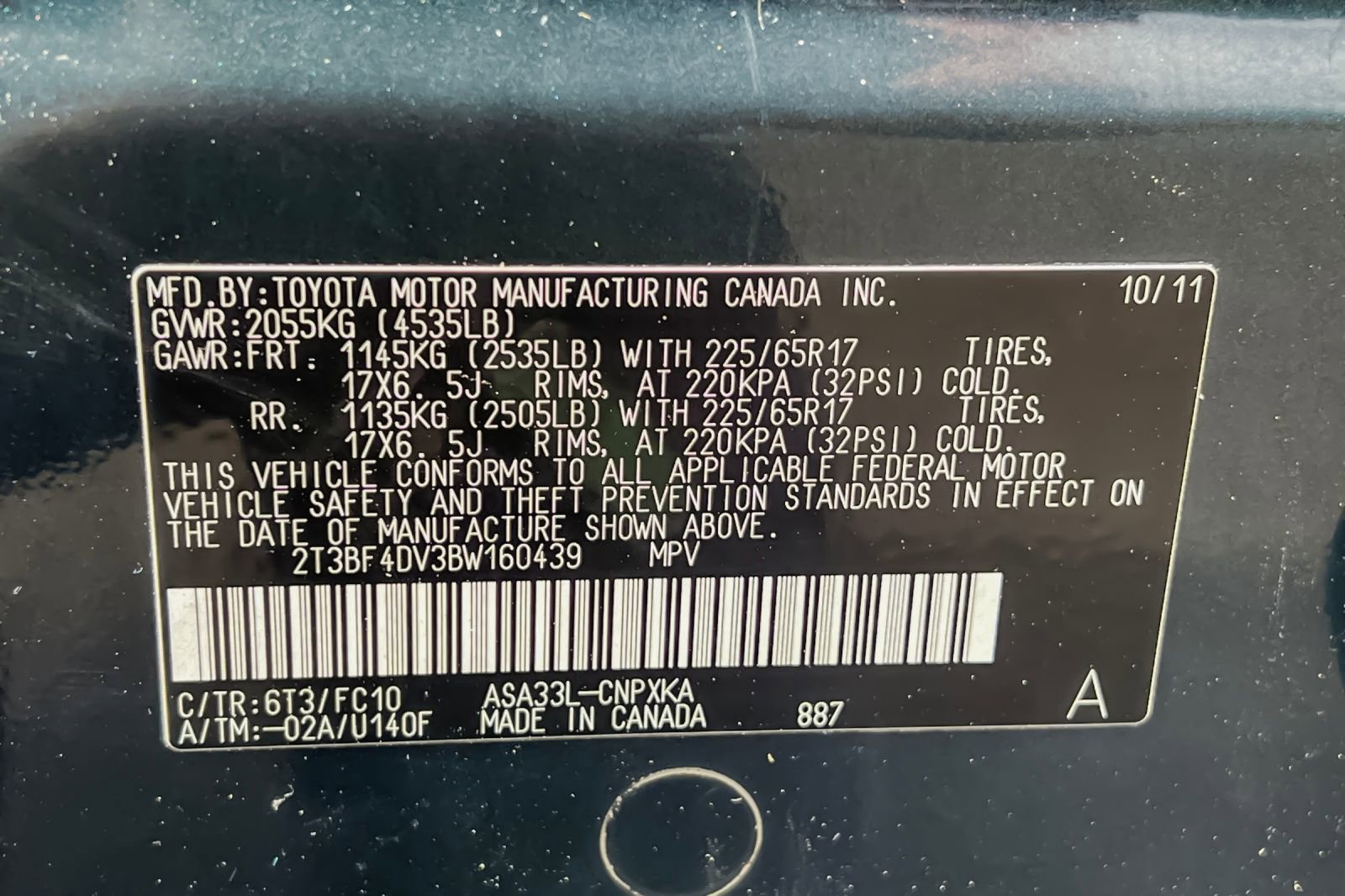 Used 2011 Toyota RAV4 4WD w/ Base L4 Extra Value Pkg image 38