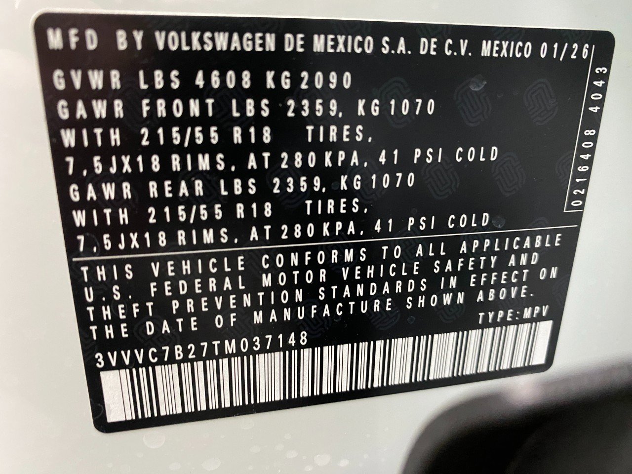 New 2026 Volkswagen Taos SE image 30