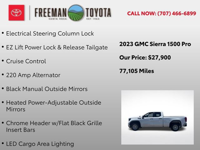 Used 2023 GMC Sierra 1500 Pro w/ Trailering Package RWD image 13