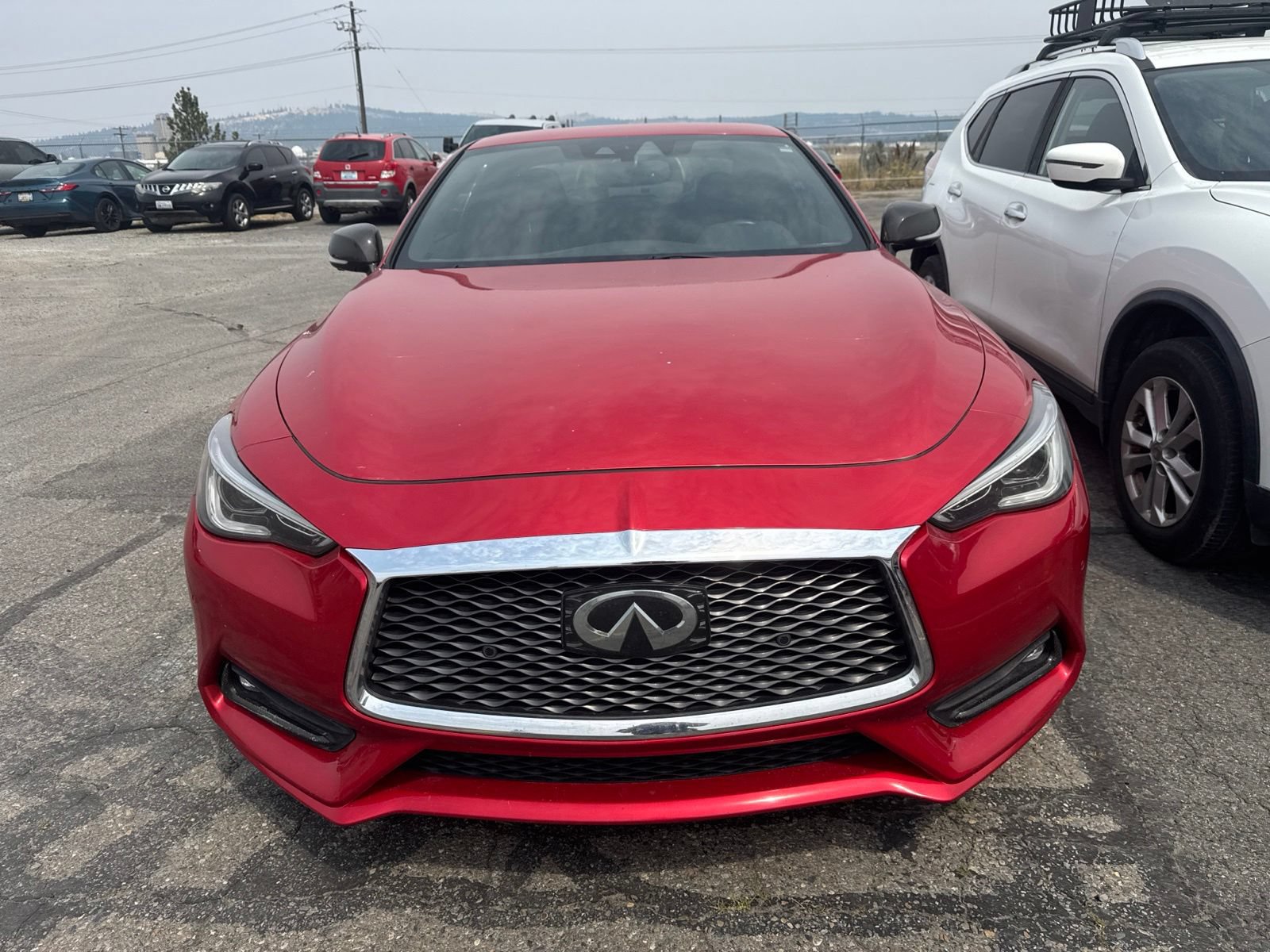 Used 2018 INFINITI Q60 Red Sport 400 w/ Pro Active Package AWD/4WD image 2