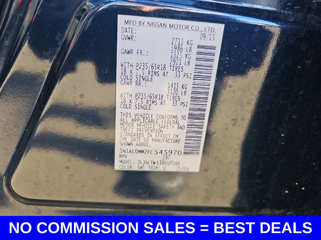 Used 2015 INFINITI QX60 Luxe w/ Premium Plus Package AWD/4WD image 43