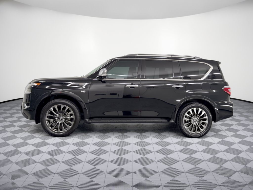 Used 2021 Nissan Armada Platinum w/ Captain's Chairs Package RWD image 2
