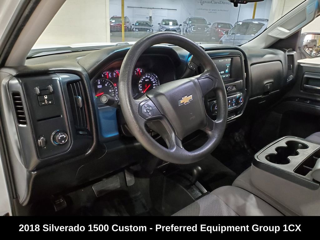 Used 2018 Chevrolet Silverado 1500 Custom w/ Custom Value Package AWD/4WD image 7