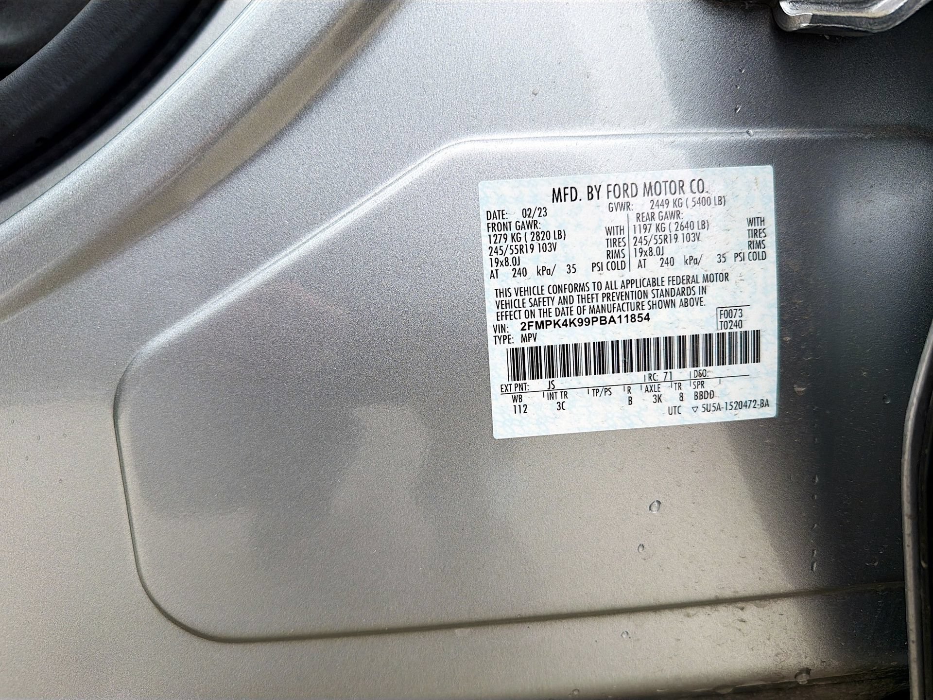Certified 2023 Ford Edge Titanium AWD/4WD image 35