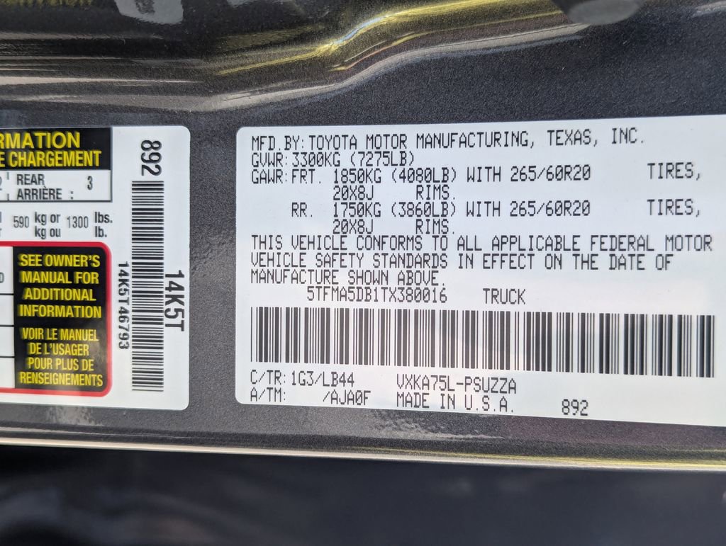 Used 2026 Toyota Tundra 1794 Edition AWD/4WD image 39
