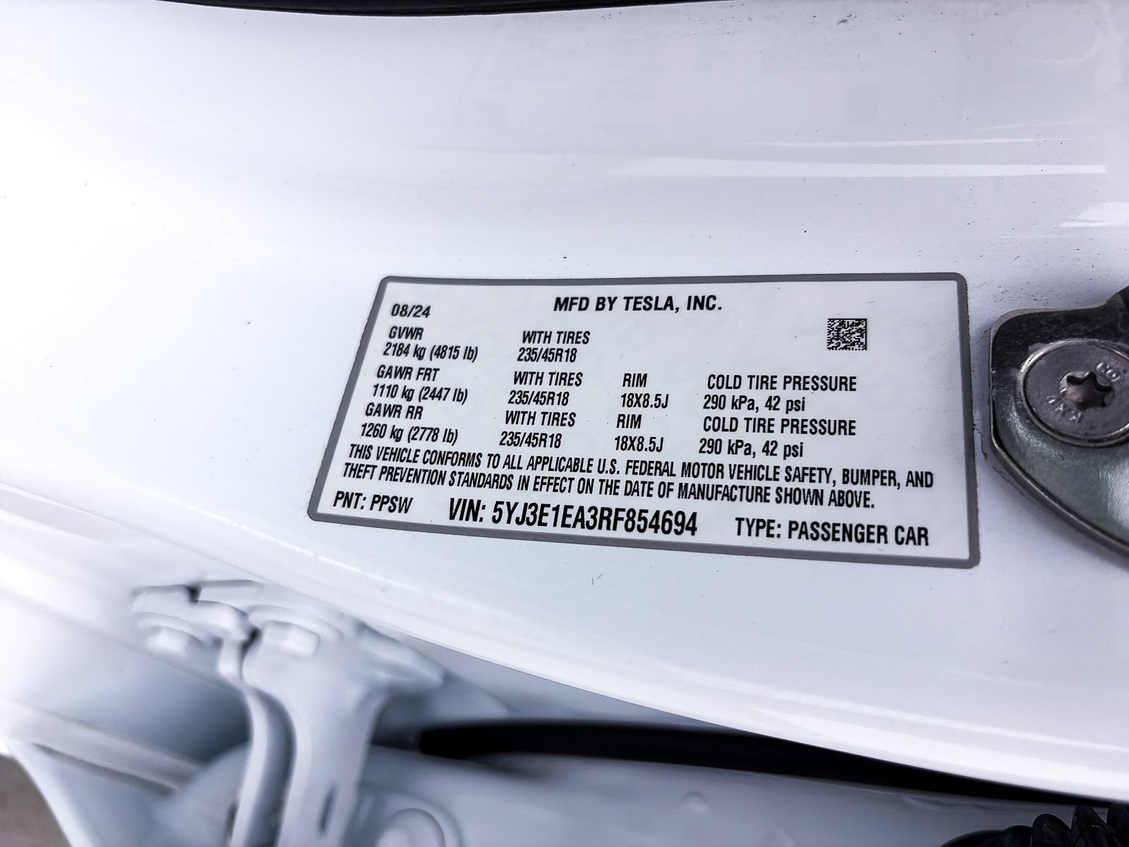 Used 2024 Tesla Model 3 Standard Range RWD image 36
