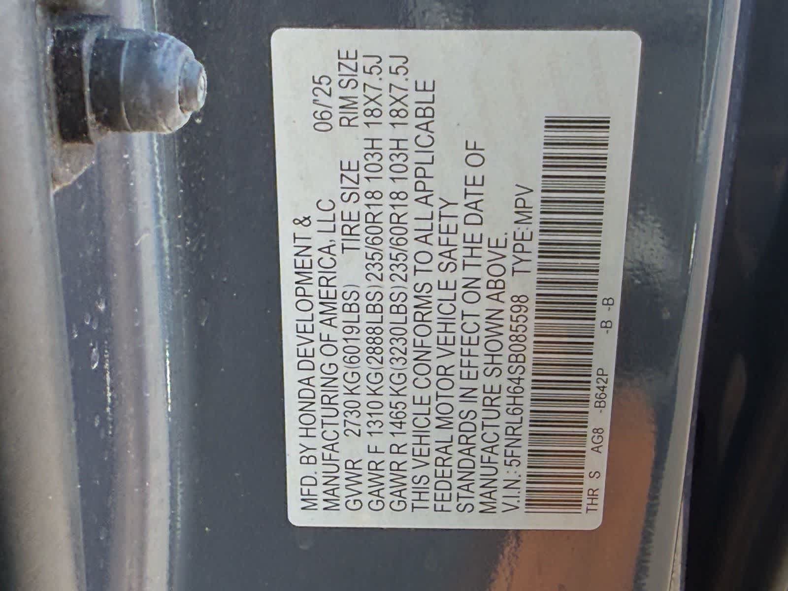 Used 2025 Honda Odyssey EX-L image 26