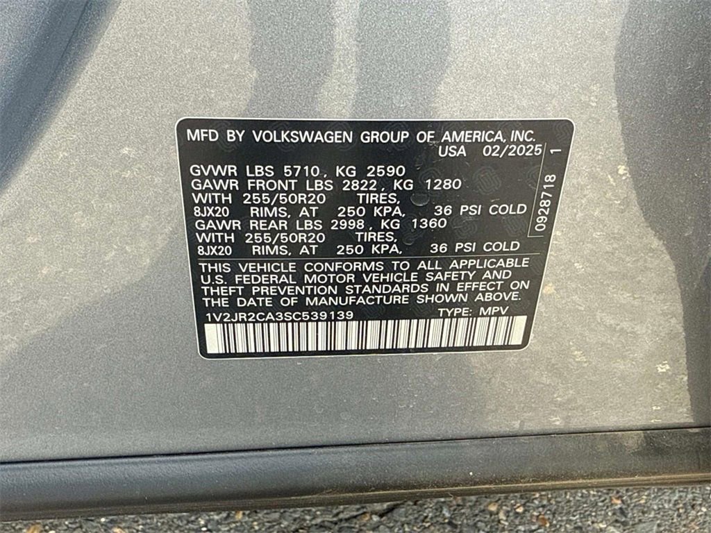 New 2025 Volkswagen Atlas SE image 26