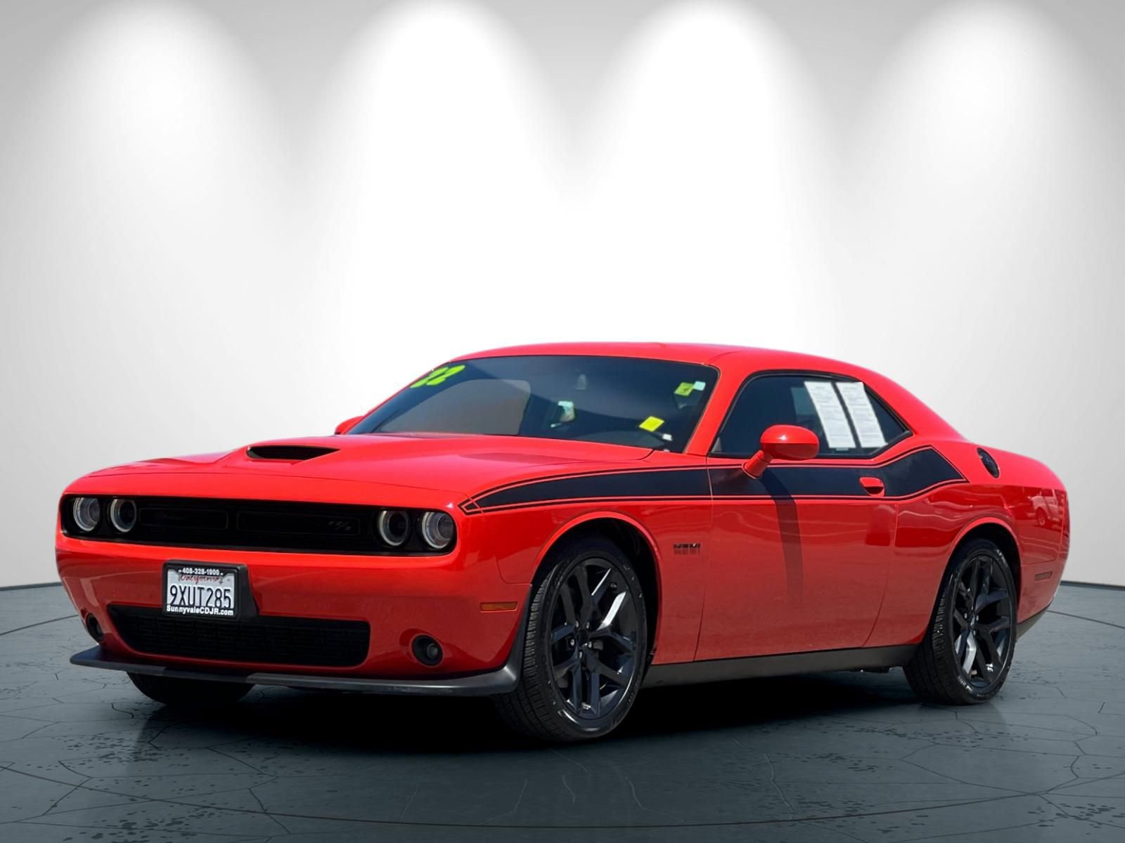 Used 2022 Dodge Challenger R/T w/ Blacktop Package RWD image 8