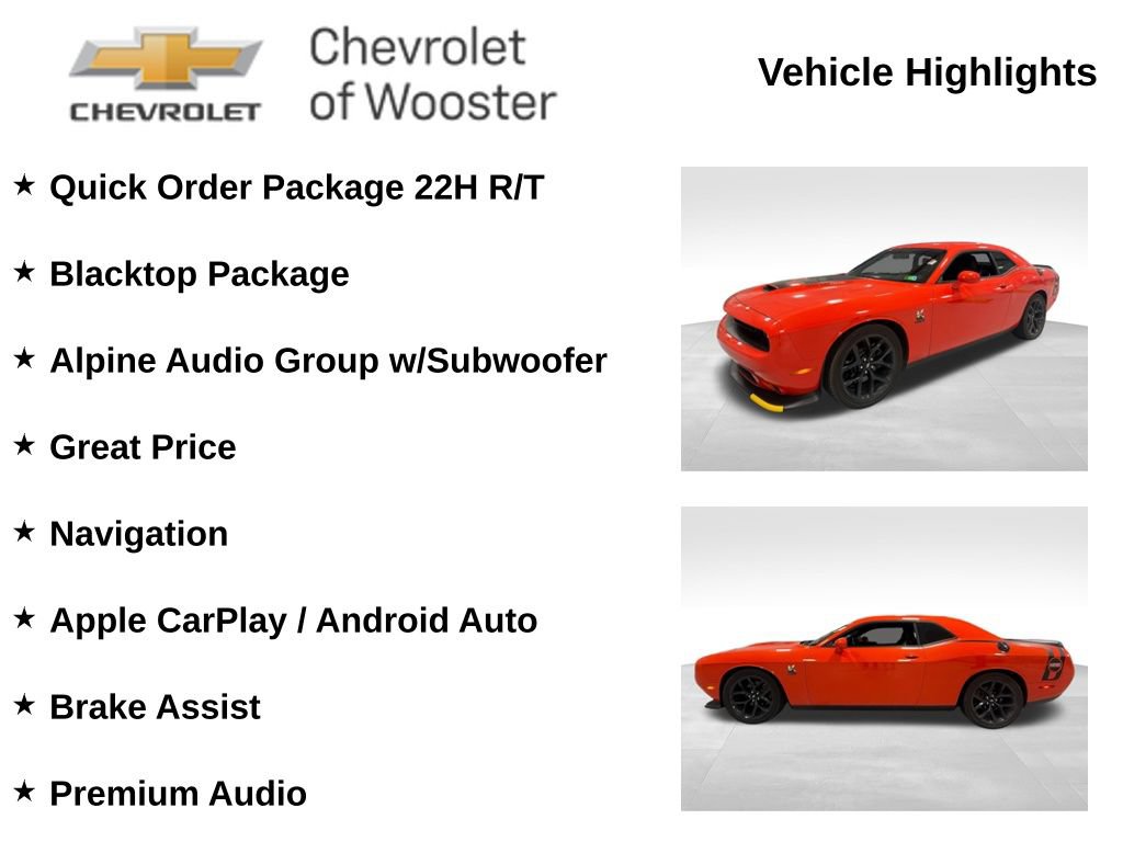 Used 2019 Dodge Challenger R/T w/ Blacktop Package RWD image 2