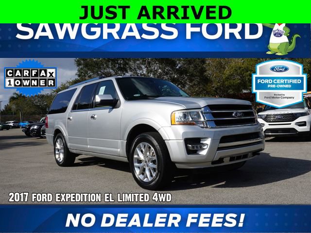 Certified 2017 Ford Expedition EL Limited w/ Equipment Group 301A AWD/4WD image 1