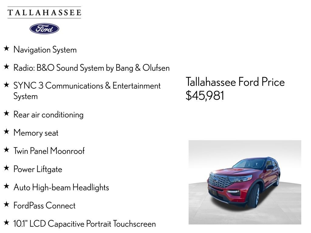 Used 2023 Ford Explorer Platinum w/ Technology Package image 15