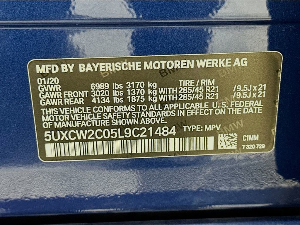 Used 2020 BMW X7 xDrive40i w/ M Sport Package AWD/4WD image 34