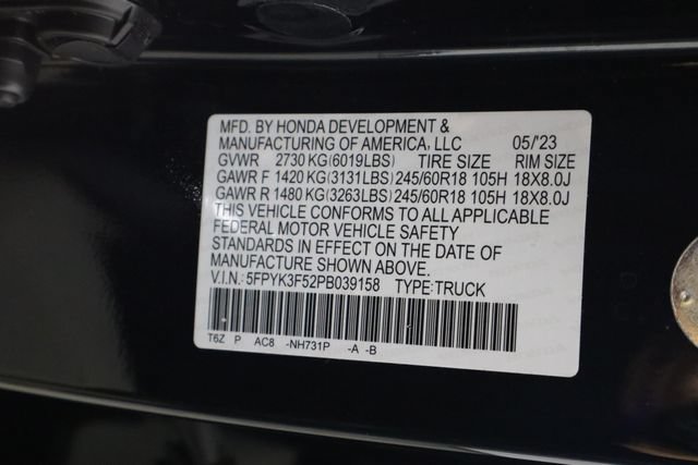 Used 2023 Honda Ridgeline RTL image 38