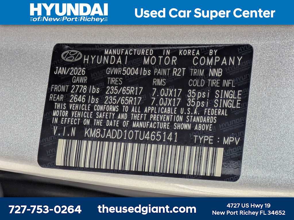 Used 2026 Hyundai Tucson Blue SE AWD/4WD image 39