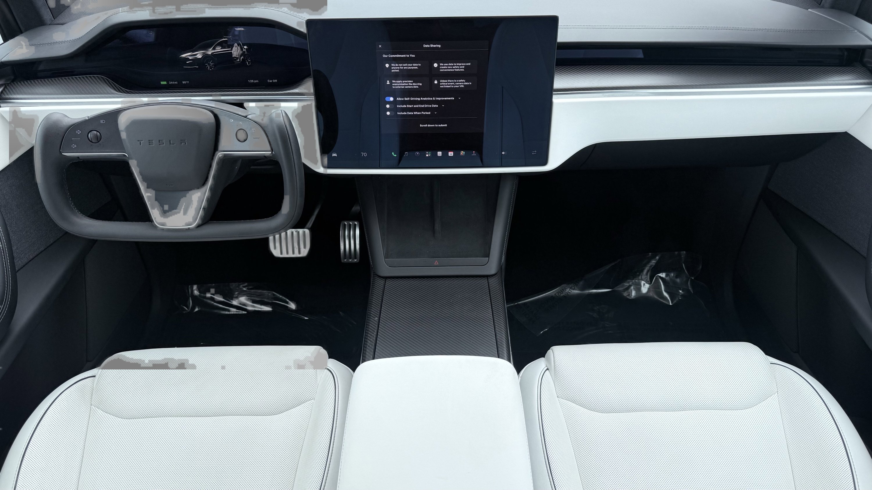 Used 2022 Tesla Model X Plaid AWD/4WD image 2