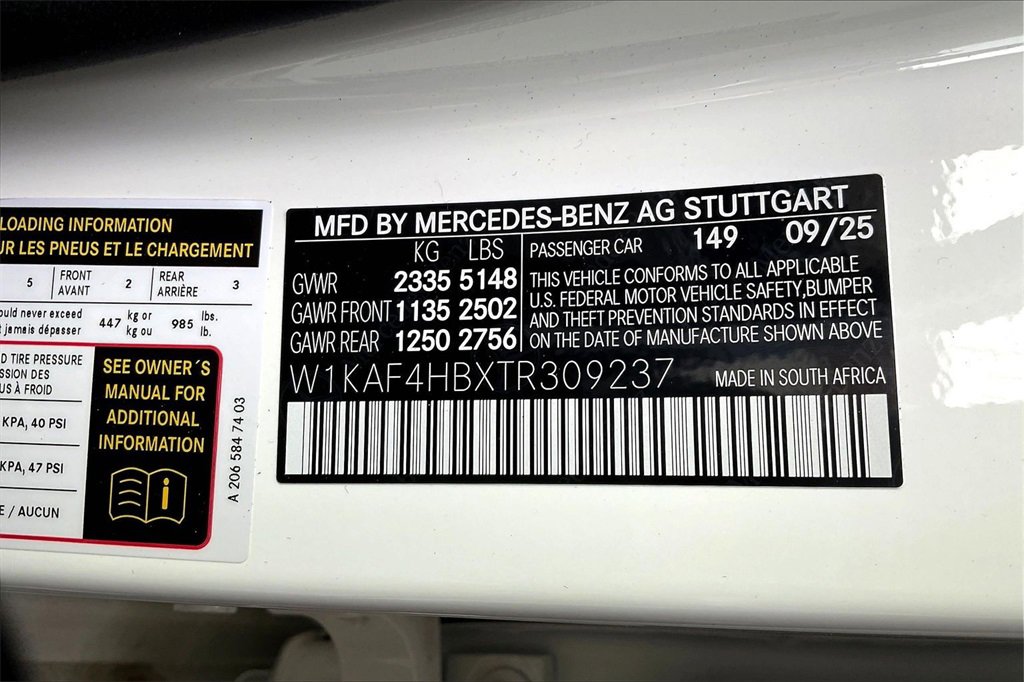 New 2026 Mercedes-Benz C 300 4MATIC Sedan image 13