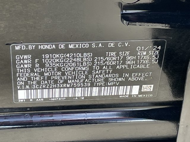 Certified 2024 Honda HR-V LX image 28