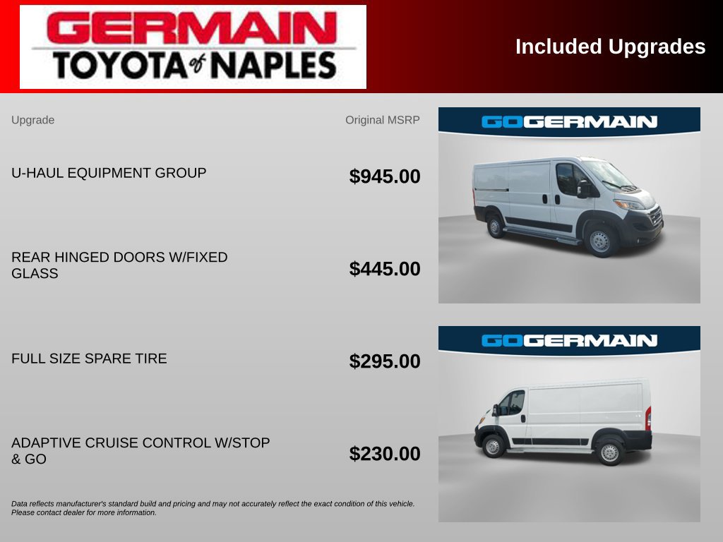 Used 2025 RAM ProMaster 2500 w/ U-Haul Equipment Group FWD image 5