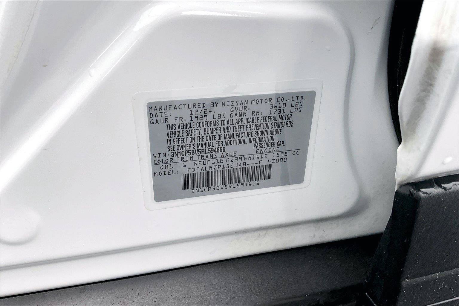 Certified 2024 Nissan Kicks S FWD image 33